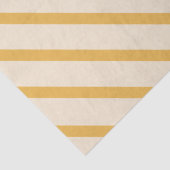 Yellow Ivory Cream Beige Stripes Seidenpapier (Detail)
