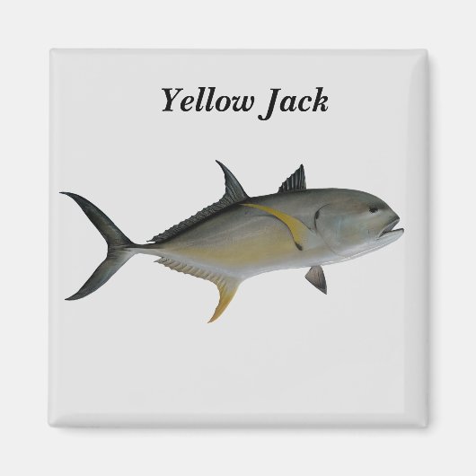 Yellow Jack Fish Magnet (Vorne)