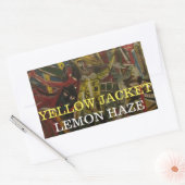 YELLOW JACKET LEMON HAZE RECHTECKIGER AUFKLEBER (Umschlag)