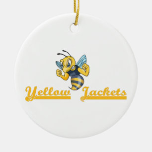 YELLOW JACKETS KERAMIKORNAMENT