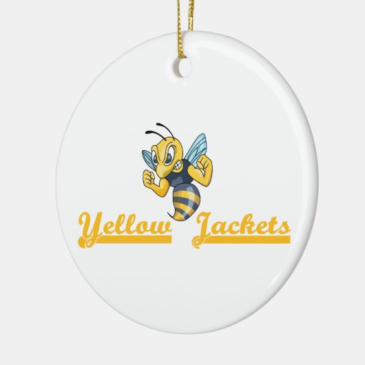 YELLOW JACKETS KERAMIKORNAMENT (Links)