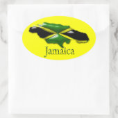 Yellow Jamaica Sticker (Tasche)