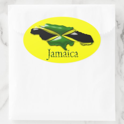Yellow Jamaica Sticker (Tasche)