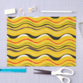 YELLOW JAPANESE PATTERN TISSUPAPIER SEIDENPAPIER (Handwerk)