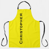 Yellow Jumbo Fett Name oder Farbe auswählen Schürze (Vorderseite)