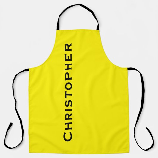Yellow Jumbo Fett Name oder Farbe auswählen Schürze (Vorderseite)