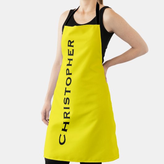 Yellow Jumbo Fett Name oder Farbe auswählen Schürze (InSitu)