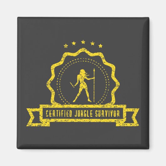 Yellow Jungle Siegel Magnet (Vorne)