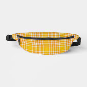 Yellow Kariert Fanny Pack Bauchtasche (Vorderseite)