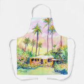 Yellow Kauai Hütte Schürze (Vorderseite)