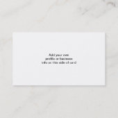 Yellow Kayak Visitenkarte (Rückseite)