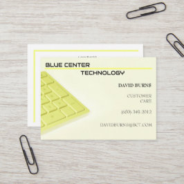 Yellow-Keyboard-Informationstechnologie Visitenkarte