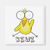 Yellow Kiwi Magnet (Vorne)
