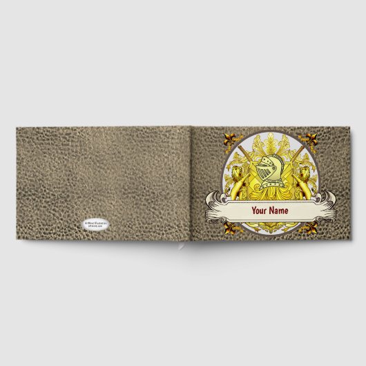 Yellow Knight Familienwappen Surname book Gästebuch (Voll)