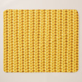 Yellow knitted woolen fabric background sherpadecke (Vorderseite (Horizontal))