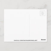 Yellow koi Japanischer Karpfen Aquarellfisch Postkarte (Rückseite)