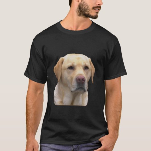 Yellow Lab Faithful Friend family retro friends T-Shirt (Vorderseite)