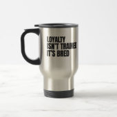 Yellow Lab Loyalty Stainless Mug Reisebecher (Links)