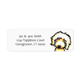 Yellow Labradoodle Art