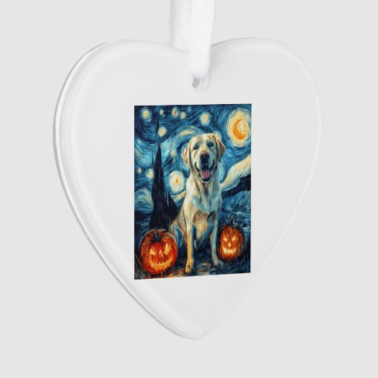 Yellow Labrador (1) Ornament (Vorderseite)