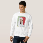 Yellow Labrador Christmas Santa Sweatshirt (Vorne ganz)