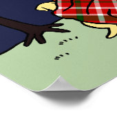 Yellow Labrador Family und Starry Sky Poster (Ecke)