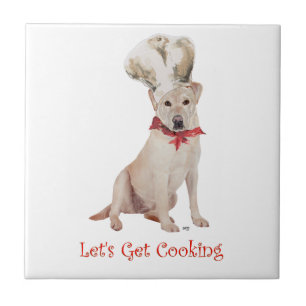 Yellow Labrador Fliese