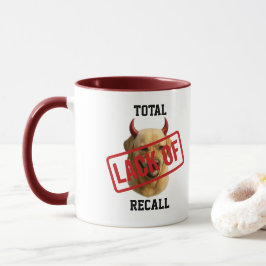 Yellow Labrador funny 'Lack of Recall' Mug Tasse