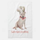 Yellow Labrador Geschirrtuch (Vertikal)