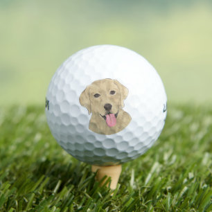 Yellow Labrador Golfball