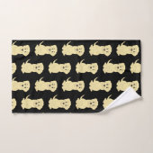 Yellow Labrador Hunddesign Badhandtuch Set (Handtuch)