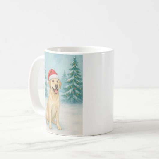 Yellow Labrador Kaffeetasse (Vorderseite Links)