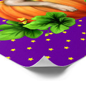 Yellow Labrador Labr-O-Lantern Poster (Ecke)