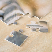 Yellow Labrador Lays On Bench Puzzle (Seite)
