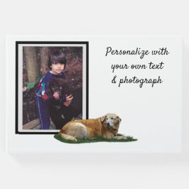 Yellow Labrador Mixed Breed Hund Gästebuch