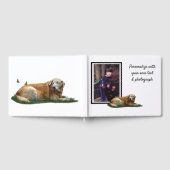 Yellow Labrador Mixed Breed Hund Gästebuch (Voll)