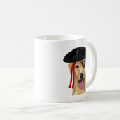 Yellow Labrador Pirate 2 Kaffeetasse (VorderseiteRechts)