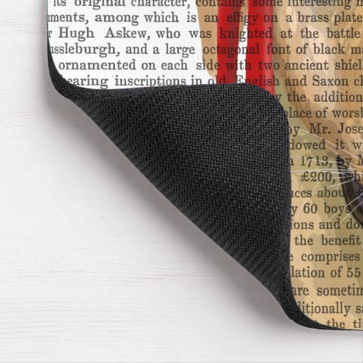 Yellow Labrador Pirate 2 Mousepad (Ecke)