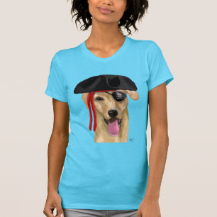 Yellow Labrador Pirate 2 T-Shirt