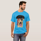 Yellow Labrador Pirate 2 T-Shirt (Vorne ganz)