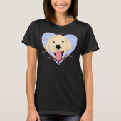Yellow Labrador Puppy Chonk Puppy Owner Downer T-Shirt (Vorderseite)