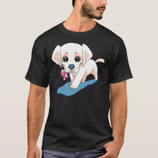 Yellow Labrador Puppy und Daisy T-Shirt