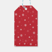 Yellow Labrador Red Christmas Truck Geschenkanhänger (Rückseite)