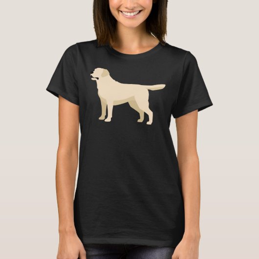 Yellow Labrador Retriever 152 T-Shirt (Vorderseite)