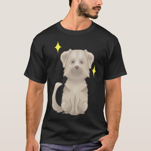 Yellow Labrador Retriever 153 T-Shirt (Vorderseite)