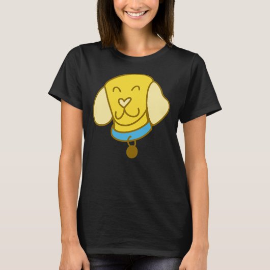 Yellow Labrador Retriever 154 T-Shirt (Vorderseite)