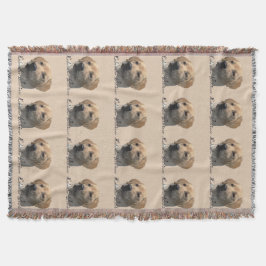 Yellow Labrador Retriever Art Geschenke Decke