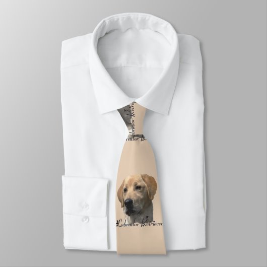 Yellow Labrador Retriever Art Geschenke Krawatte (Gebunden)