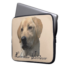 Yellow Labrador Retriever Art Geschenke Laptopschutzhülle