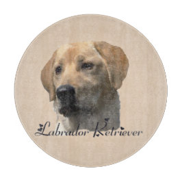 Yellow Labrador Retriever Art Geschenke Schneidebrett
